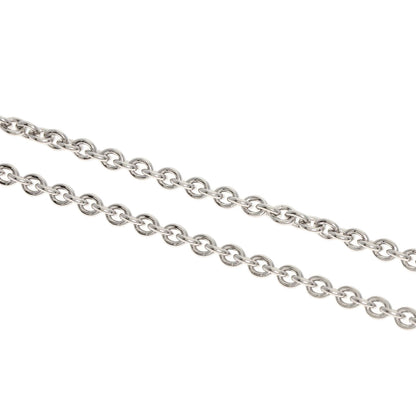 BVLGARI   Chain 16.1" Necklace  K18 White Gold Ladies [Used]
