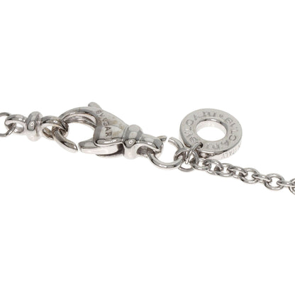 BVLGARI   Chain 16.1" Necklace  K18 White Gold Ladies [Used]