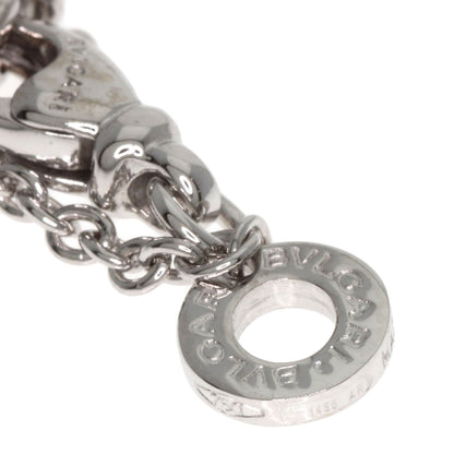 BVLGARI   Chain 16.1" Necklace  K18 White Gold Ladies [Used]
