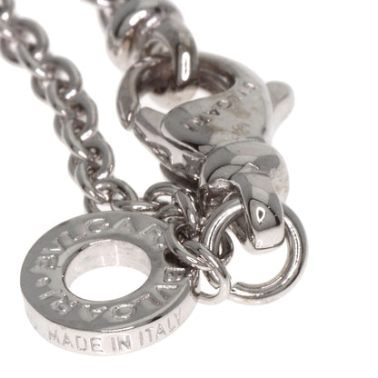 BVLGARI   Chain 16.1" Necklace  K18 White Gold Ladies [Used]