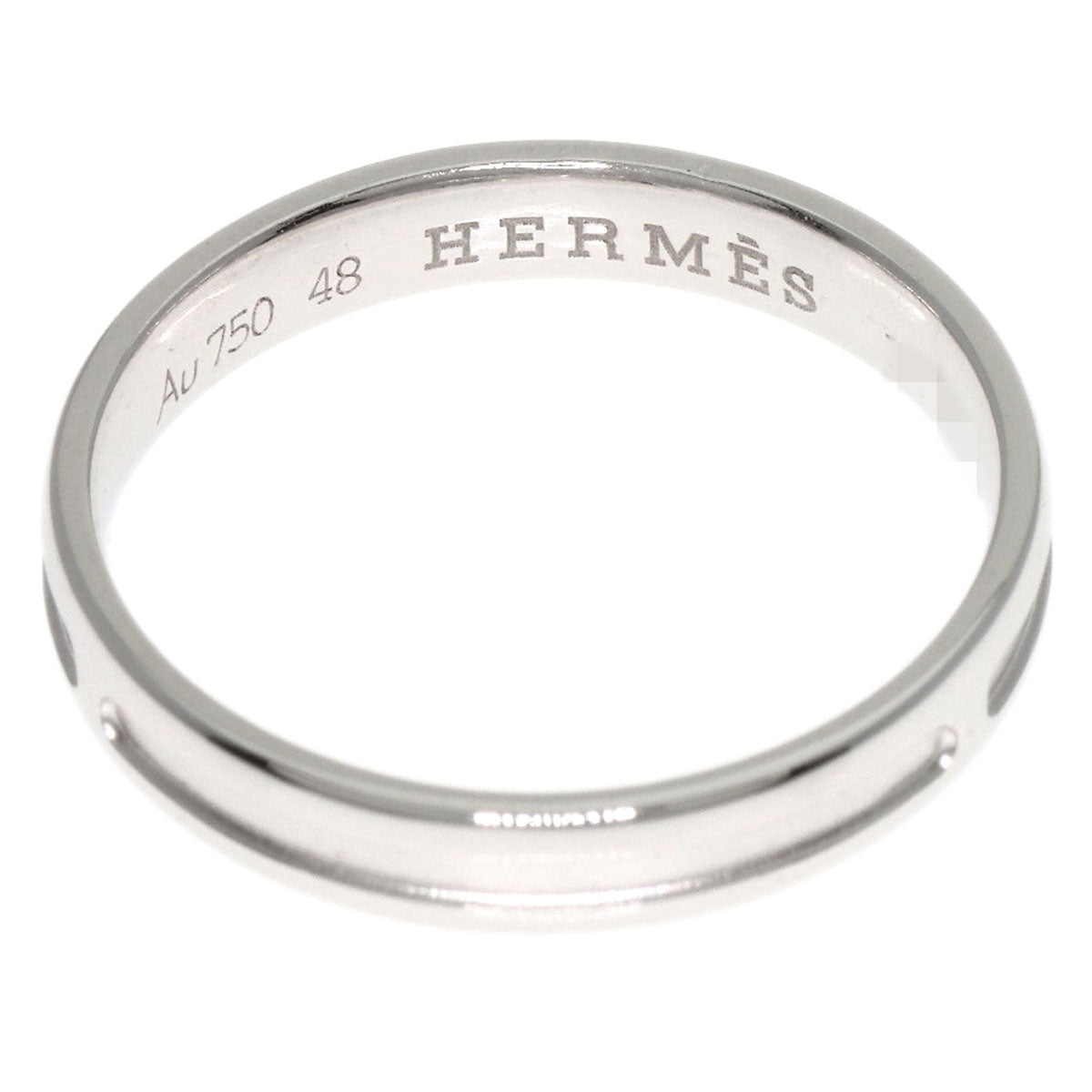 HERMES Arianne #48 Ring K18 White Gold Ladies [Used]