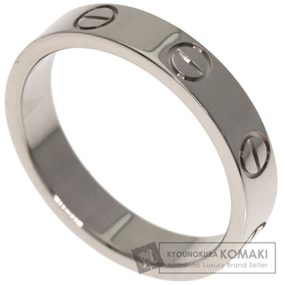 CARTIER love ring #50 Ring K18 White Gold Ladies [Used]