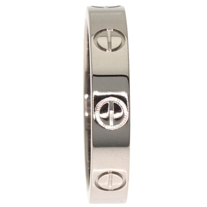 CARTIER love ring #50 Ring K18 White Gold Ladies [Used]