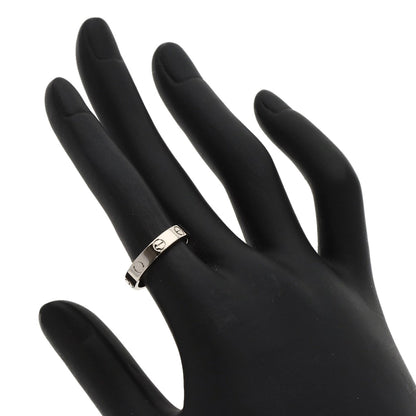 CARTIER love ring #50 Ring K18 White Gold Ladies [Used]