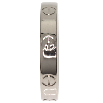 CARTIER   Mini love ring #55 Ring  K18 White Gold Ladies [Used]