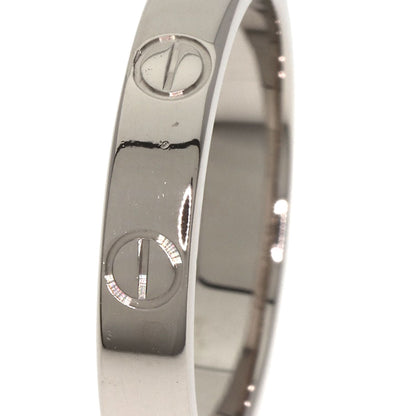 CARTIER   Mini love ring #55 Ring  K18 White Gold Ladies [Used]