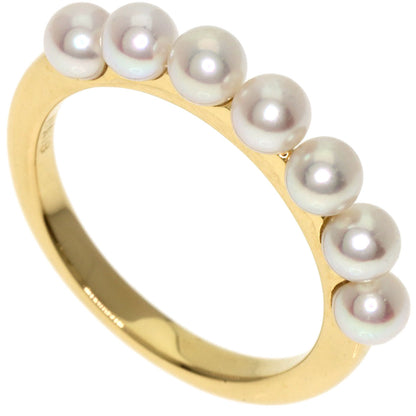 MIKIMOTO Baby pearl Pearl Ring K18 Yellow Gold Ladies [Used]