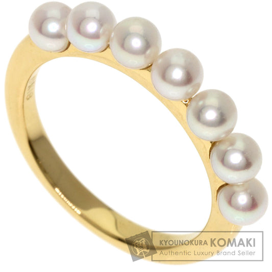 MIKIMOTO Baby pearl Pearl Ring K18 Yellow Gold Ladies [Used]