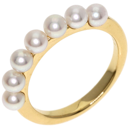 MIKIMOTO Baby pearl Pearl Ring K18 Yellow Gold Ladies [Used]
