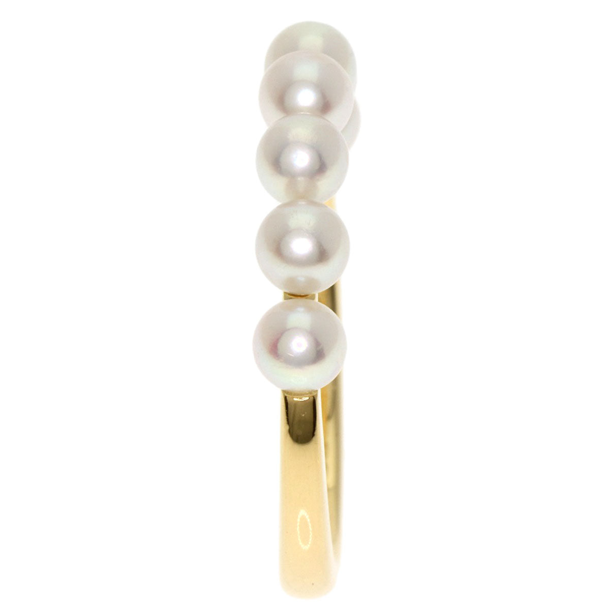 MIKIMOTO Baby pearl Pearl Ring K18 Yellow Gold Ladies [Used]