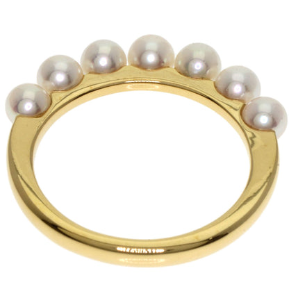MIKIMOTO Baby pearl Pearl Ring K18 Yellow Gold Ladies [Used]