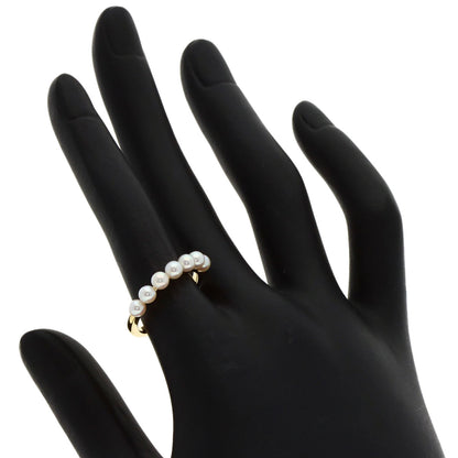 MIKIMOTO Baby pearl Pearl Ring K18 Yellow Gold Ladies [Used]
