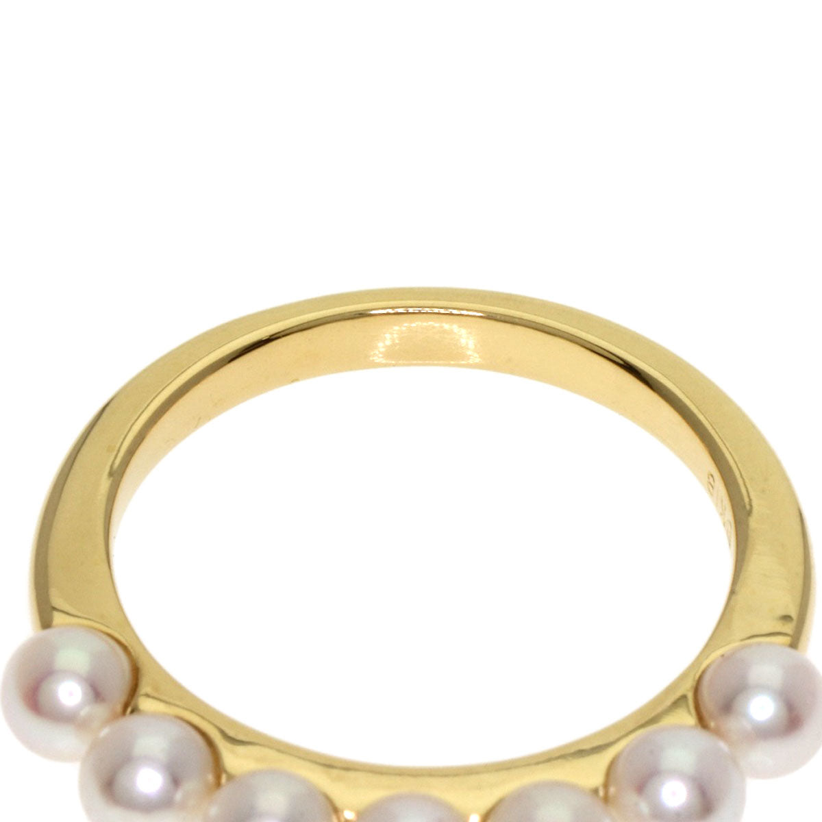 MIKIMOTO Baby pearl Pearl Ring K18 Yellow Gold Ladies [Used]