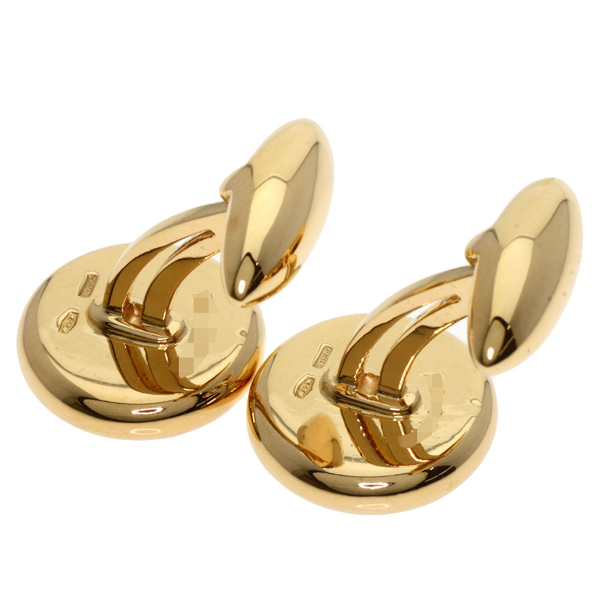 BVLGARI BVLGARI BVLGARI Lapis Lazuli & Azure stone cuffs K18 Yellow Gold mens [Used]