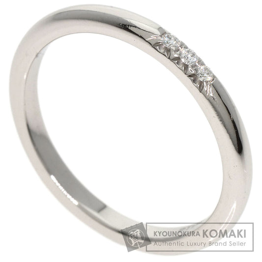 TIFFANY&Co. Forever Wedding Band 3P Diamond Ring Platinum PT950 Ladies [Used]