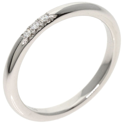 TIFFANY&Co. Forever Wedding Band 3P Diamond Ring Platinum PT950 Ladies [Used]