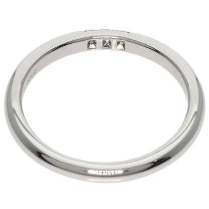 TIFFANY&Co. Forever Wedding Band 3P Diamond Ring Platinum PT950 Ladies [Used]