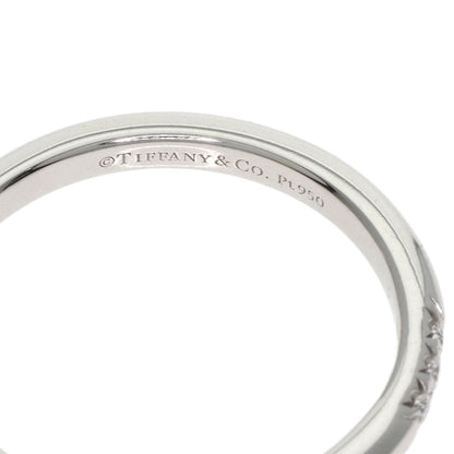 TIFFANY&Co. Forever Wedding Band 3P Diamond Ring Platinum PT950 Ladies [Used]