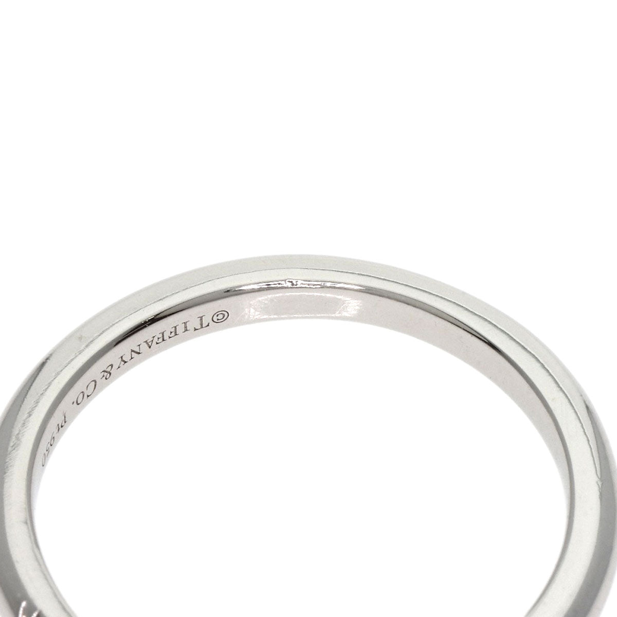 TIFFANY&Co. Forever Wedding Band 3P Diamond Ring Platinum PT950 Ladies [Used]