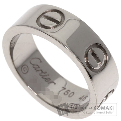 CARTIER love ring #46 Ring K18 White Gold Ladies [Used]