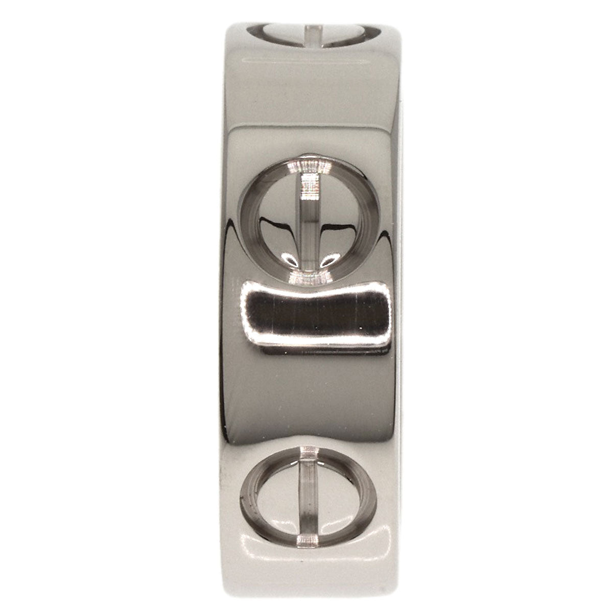 CARTIER love ring #46 Ring K18 White Gold Ladies [Used]