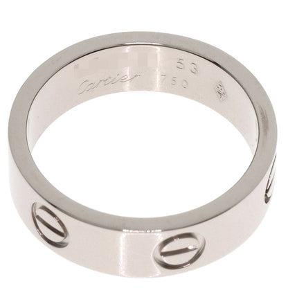 CARTIER love ring #53 Ring K18 White Gold Ladies [Used]