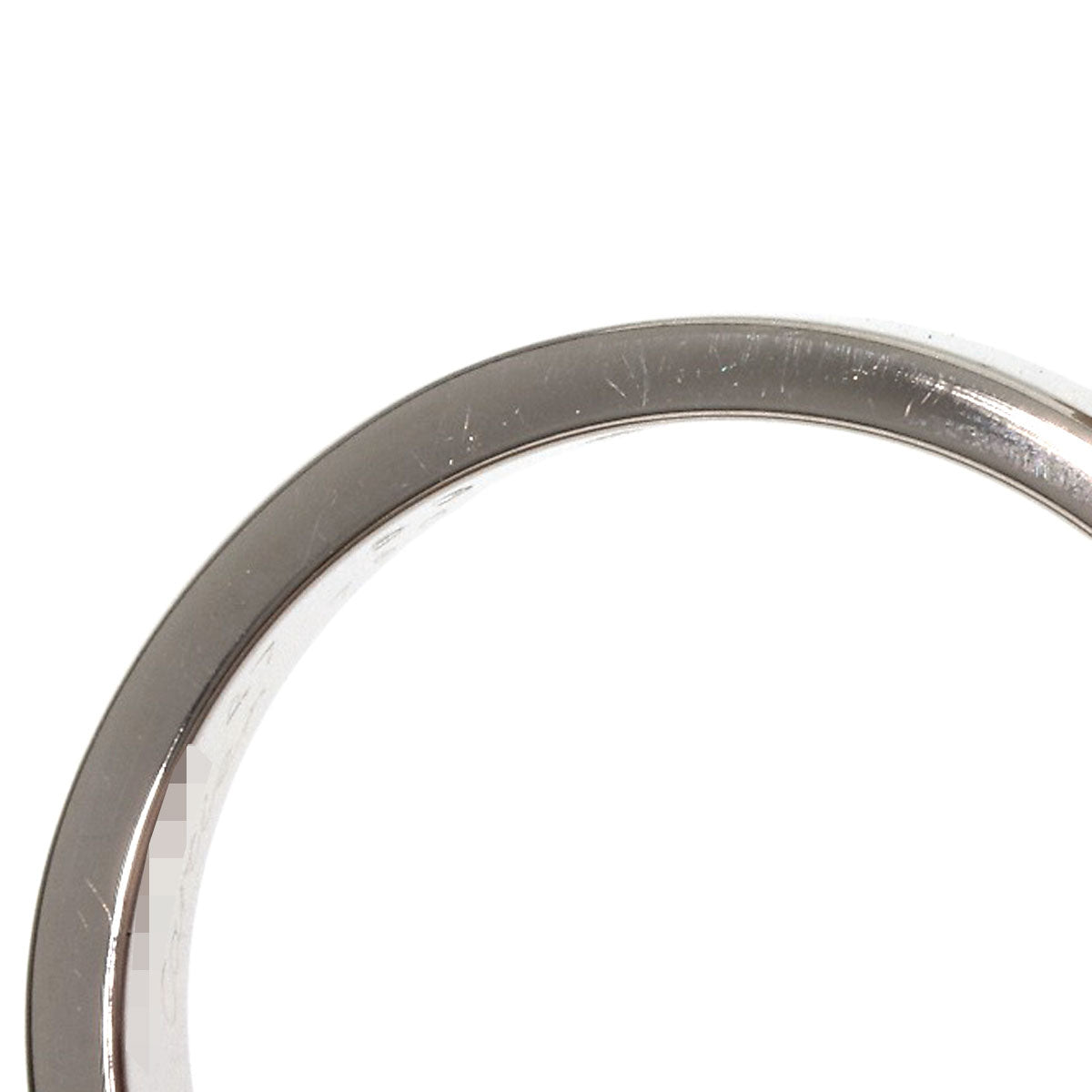 CARTIER love ring #53 Ring K18 White Gold Ladies [Used]