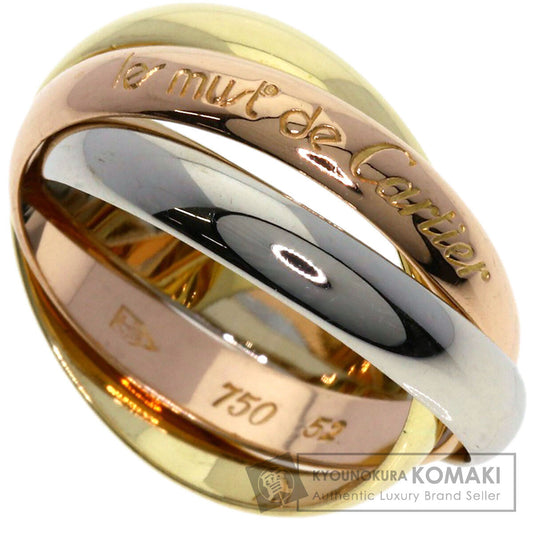 CARTIER   Trinity #52 Ring  K18 Yellow Gold 18K Pink GoldLadies [Used]