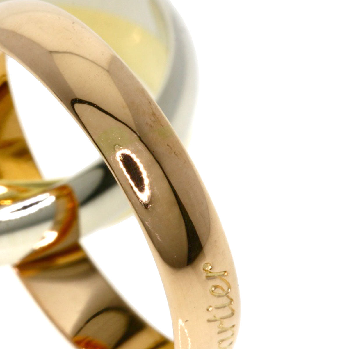 CARTIER Trinity #49 Ring K18 Yellow Gold K18 White GoldLadies [Used]