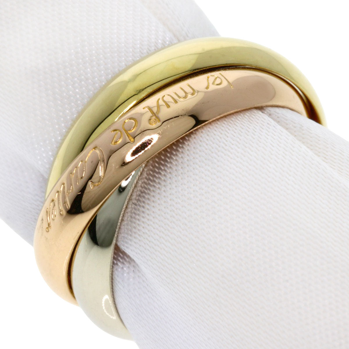 CARTIER   Trinity #53 Ring  K18 Yellow Gold K18 White GoldLadies [Used]