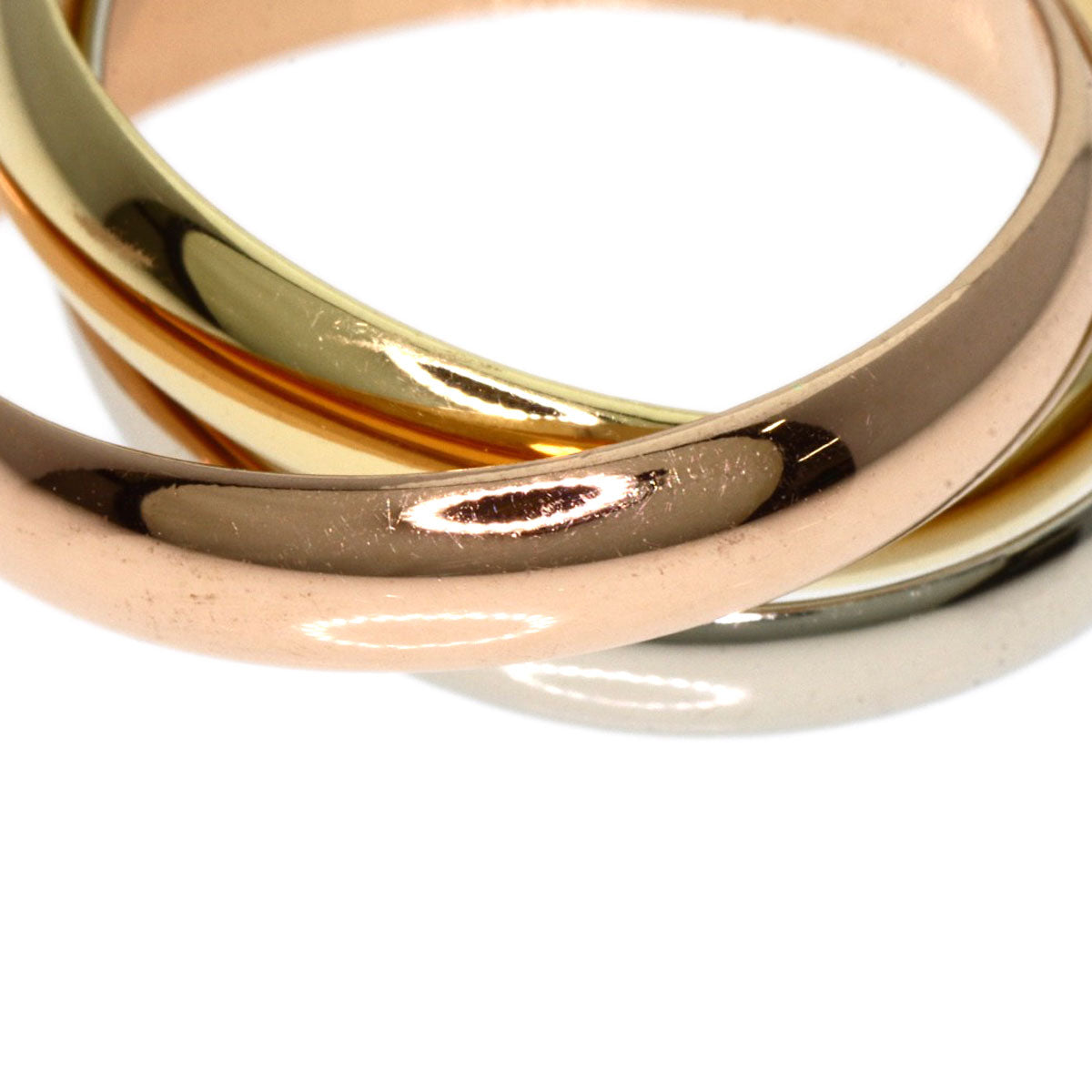 CARTIER Trinity MM #52 Ring K18 Yellow Gold 18K Pink GoldLadies [Used]