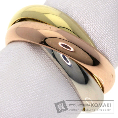 CARTIER Trinity #48 Ring K18 Yellow Gold 18K Pink GoldLadies [Used]