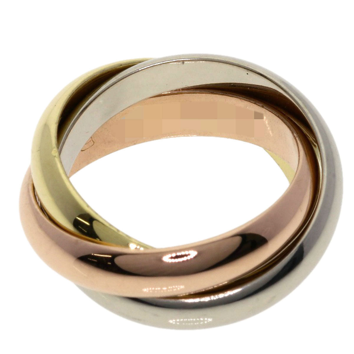 CARTIER Trinity #48 Ring K18 Yellow Gold 18K Pink GoldLadies [Used]