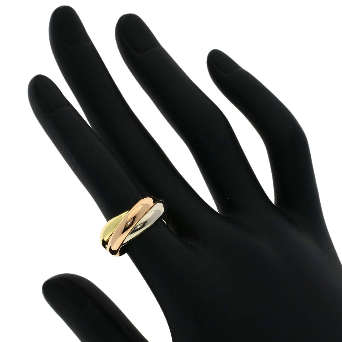 CARTIER Trinity #48 Ring K18 Yellow Gold 18K Pink GoldLadies [Used]
