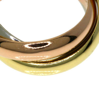 CARTIER Trinity #48 Ring K18 Yellow Gold 18K Pink GoldLadies [Used]