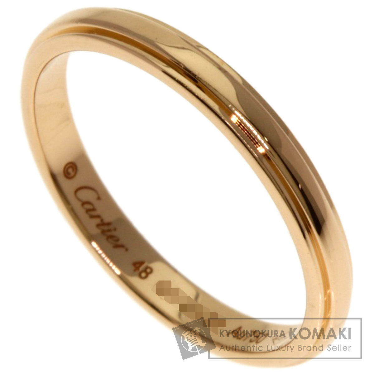 CARTIER D'Amour Wedding #48 Ring K18 Pink Gold Ladies [Used]