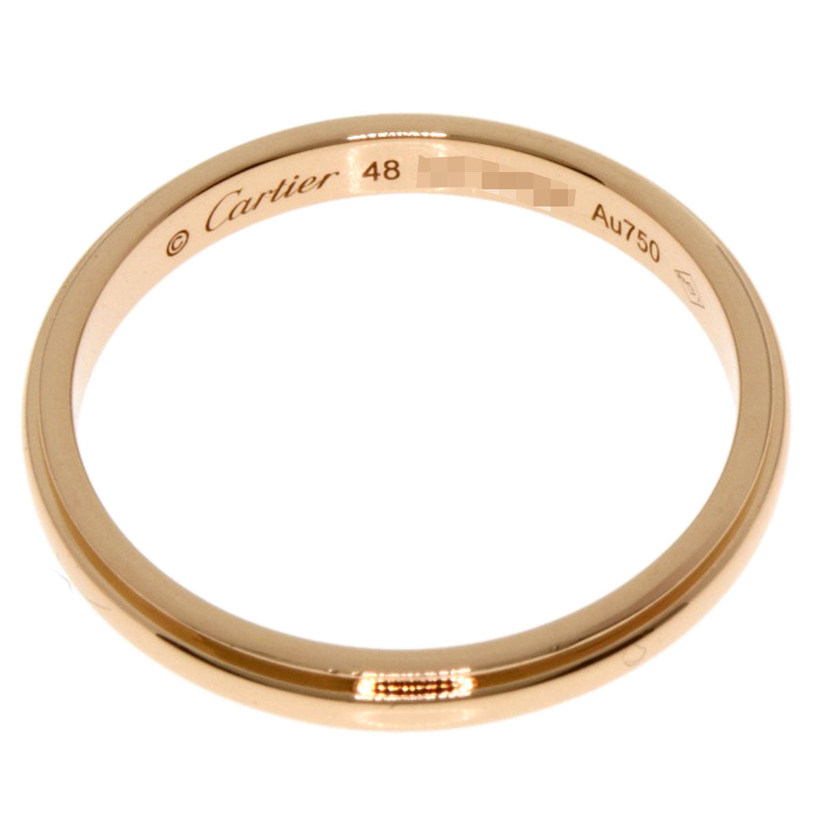 CARTIER D'Amour Wedding #48 Ring K18 Pink Gold Ladies [Used]