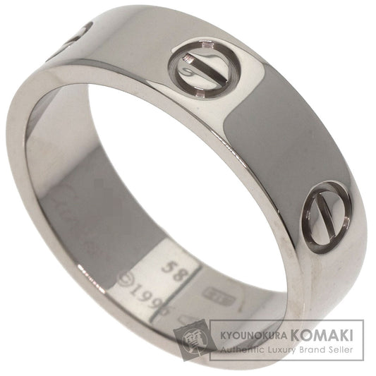 CARTIER love ring Ring K18 White Gold Ladies [Used]