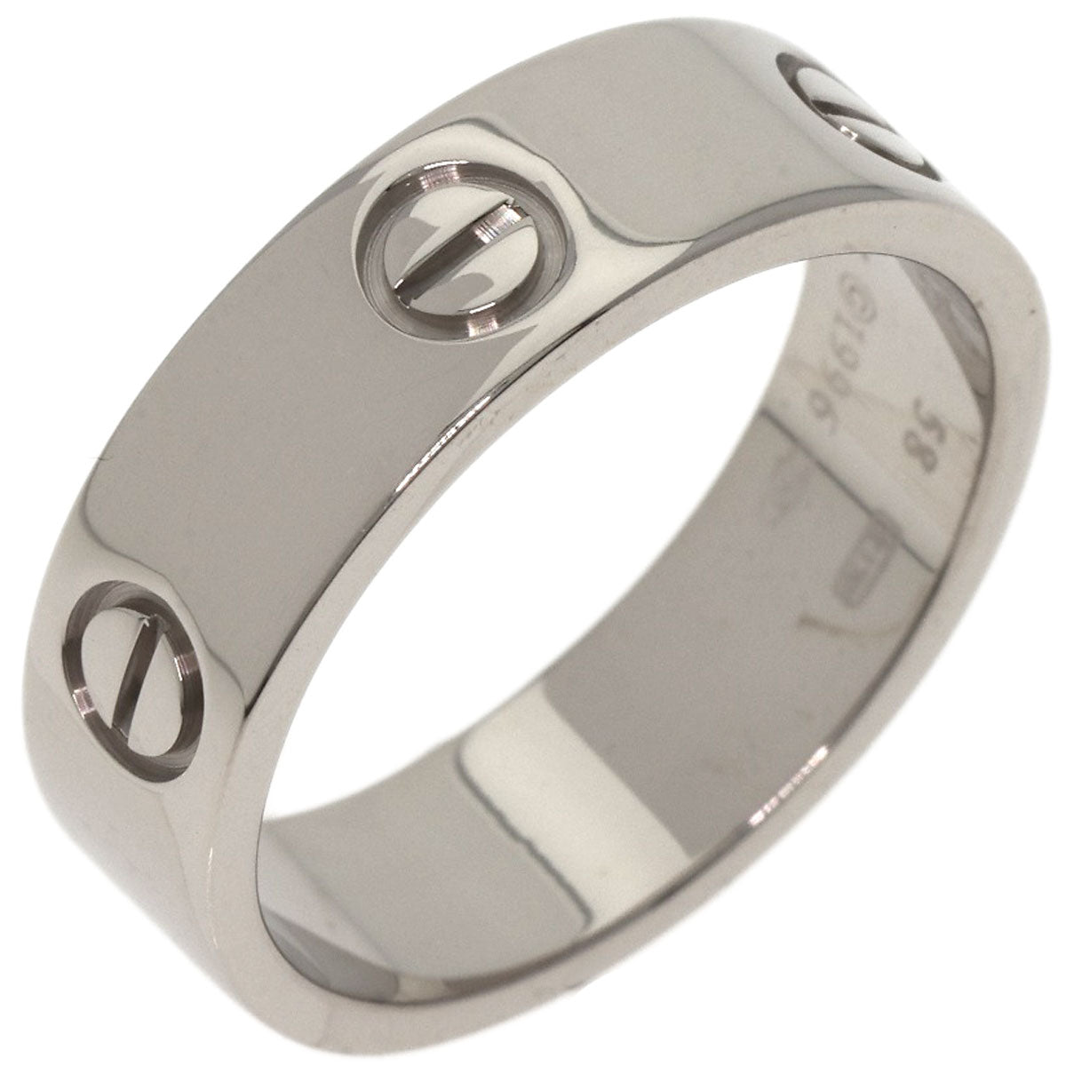 CARTIER love ring Ring K18 White Gold Ladies [Used]