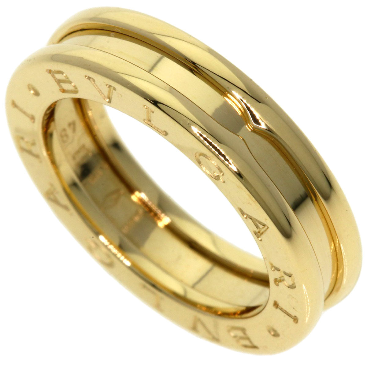 BVLGARI B.zero1 1 band #48 Ring K18 Yellow Gold Ladies [Used]