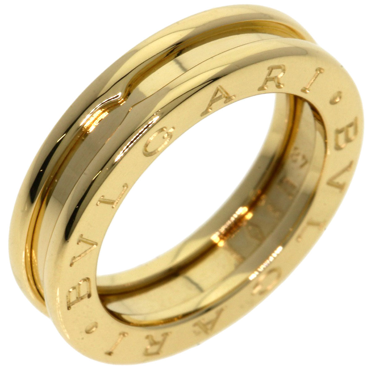 BVLGARI B.zero1 1 band #48 Ring K18 Yellow Gold Ladies [Used]