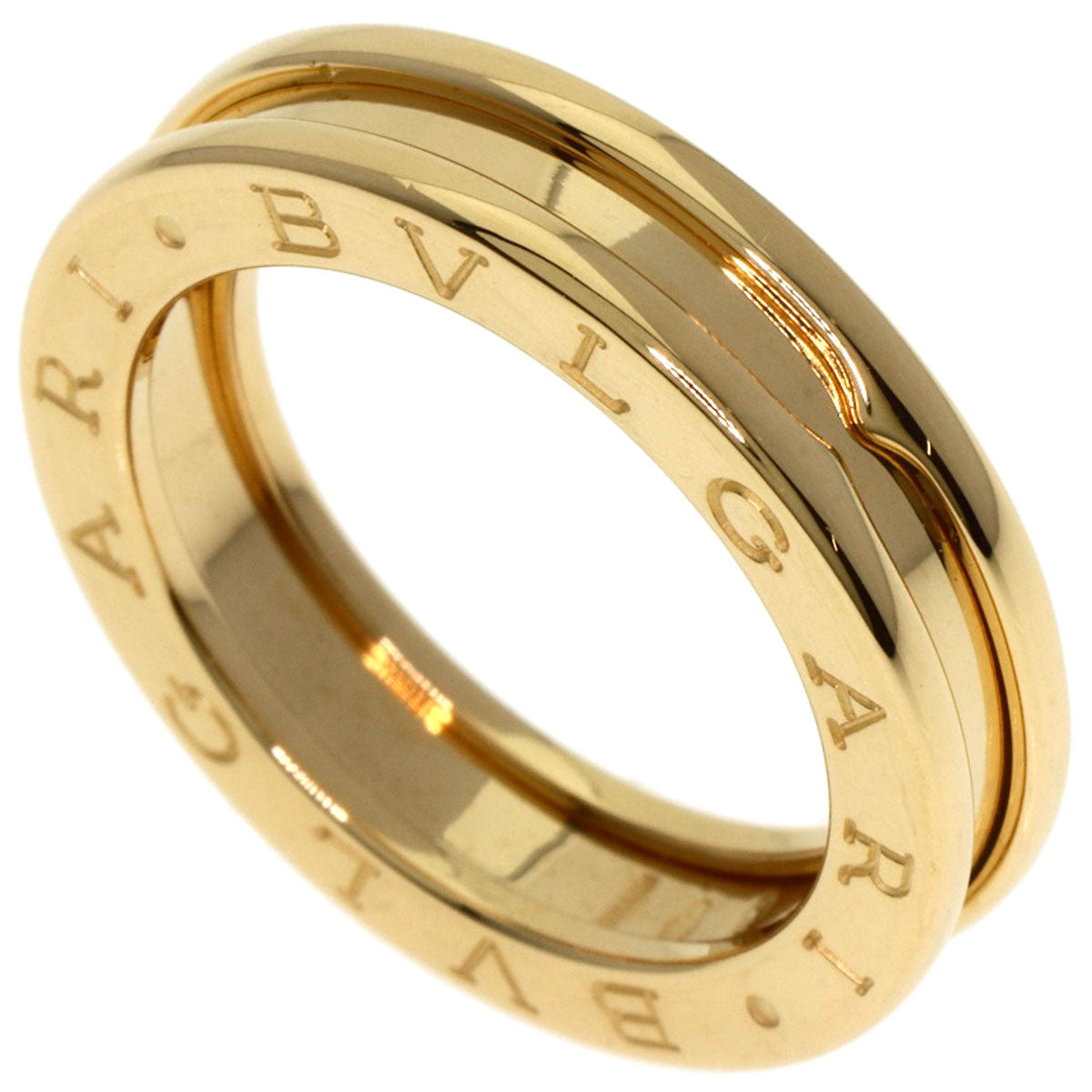 BVLGARI B.zero1 1 band #52 Ring K18 Yellow Gold Ladies [Used]