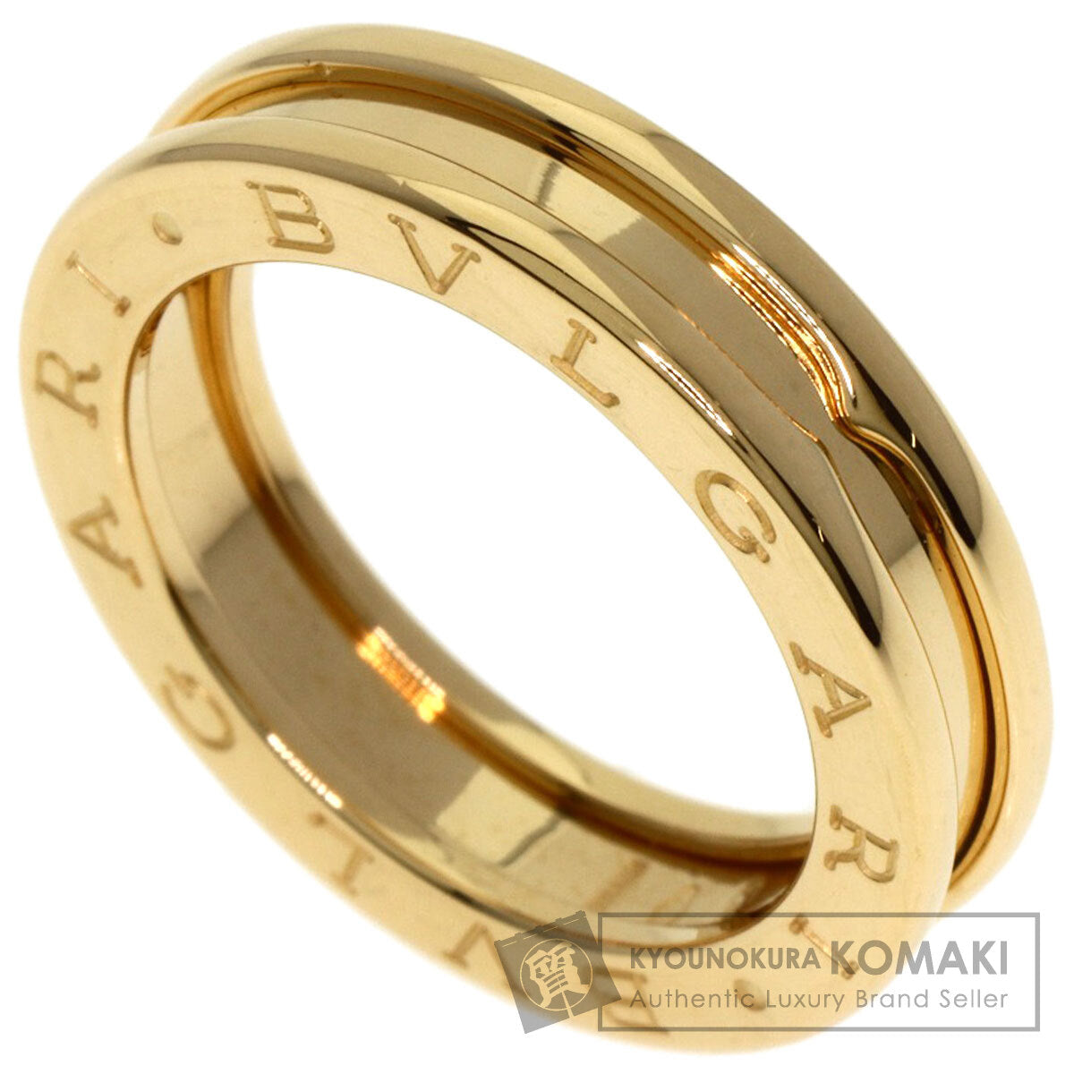 BVLGARI B.zero1 1 band #52 Ring K18 Yellow Gold Ladies [Used]