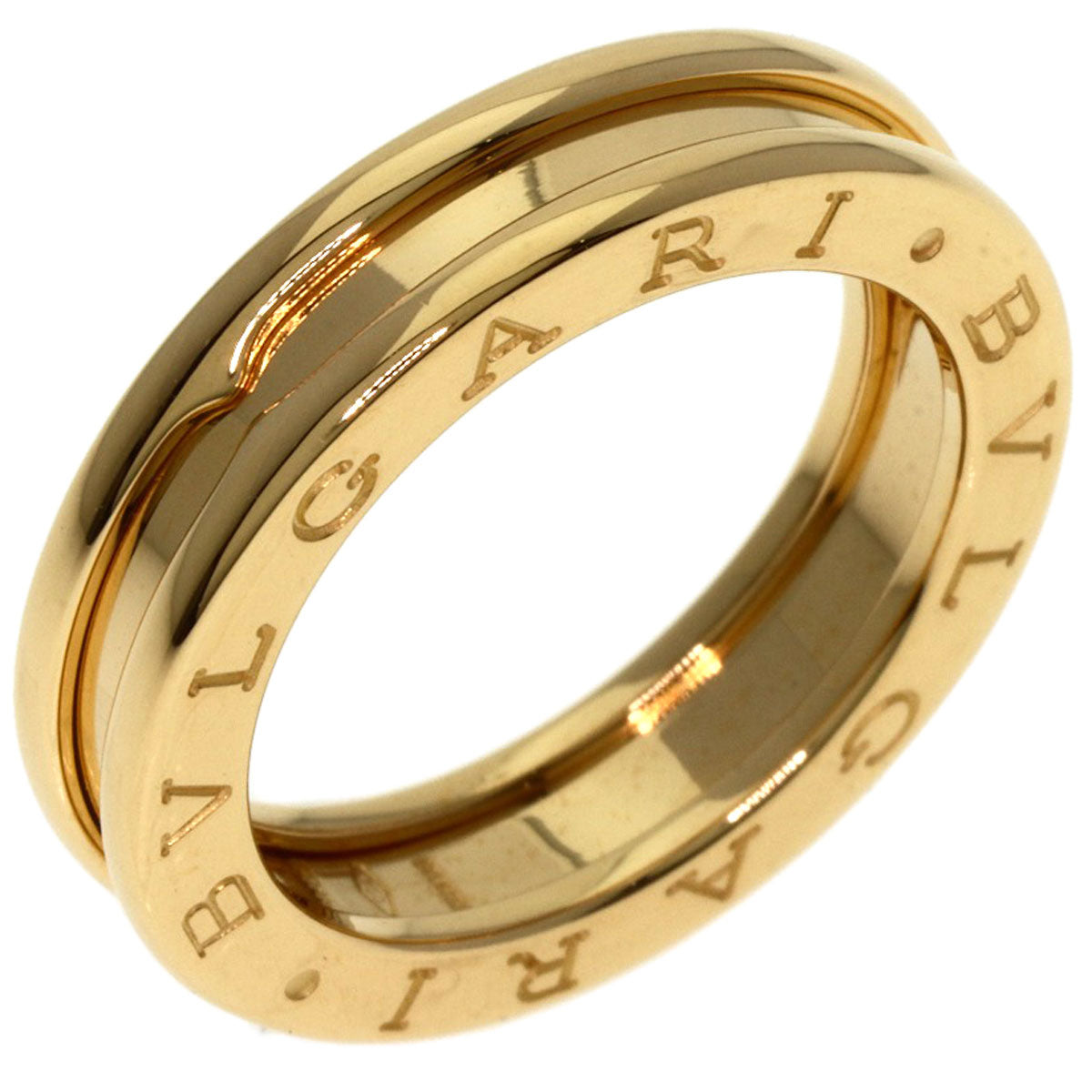 BVLGARI B.zero1 1 band #52 Ring K18 Yellow Gold Ladies [Used]