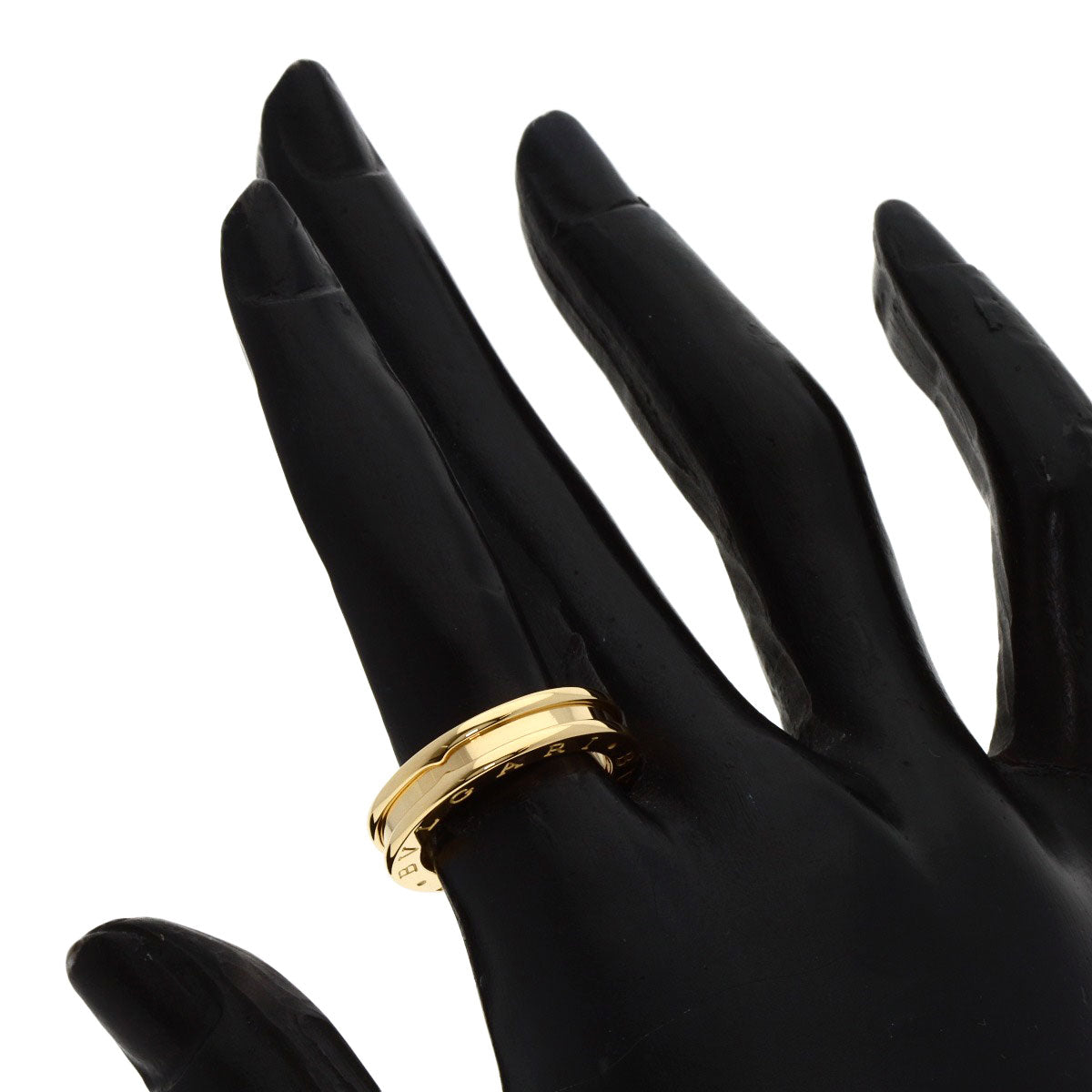 BVLGARI B.zero1 1 band #52 Ring K18 Yellow Gold Ladies [Used]
