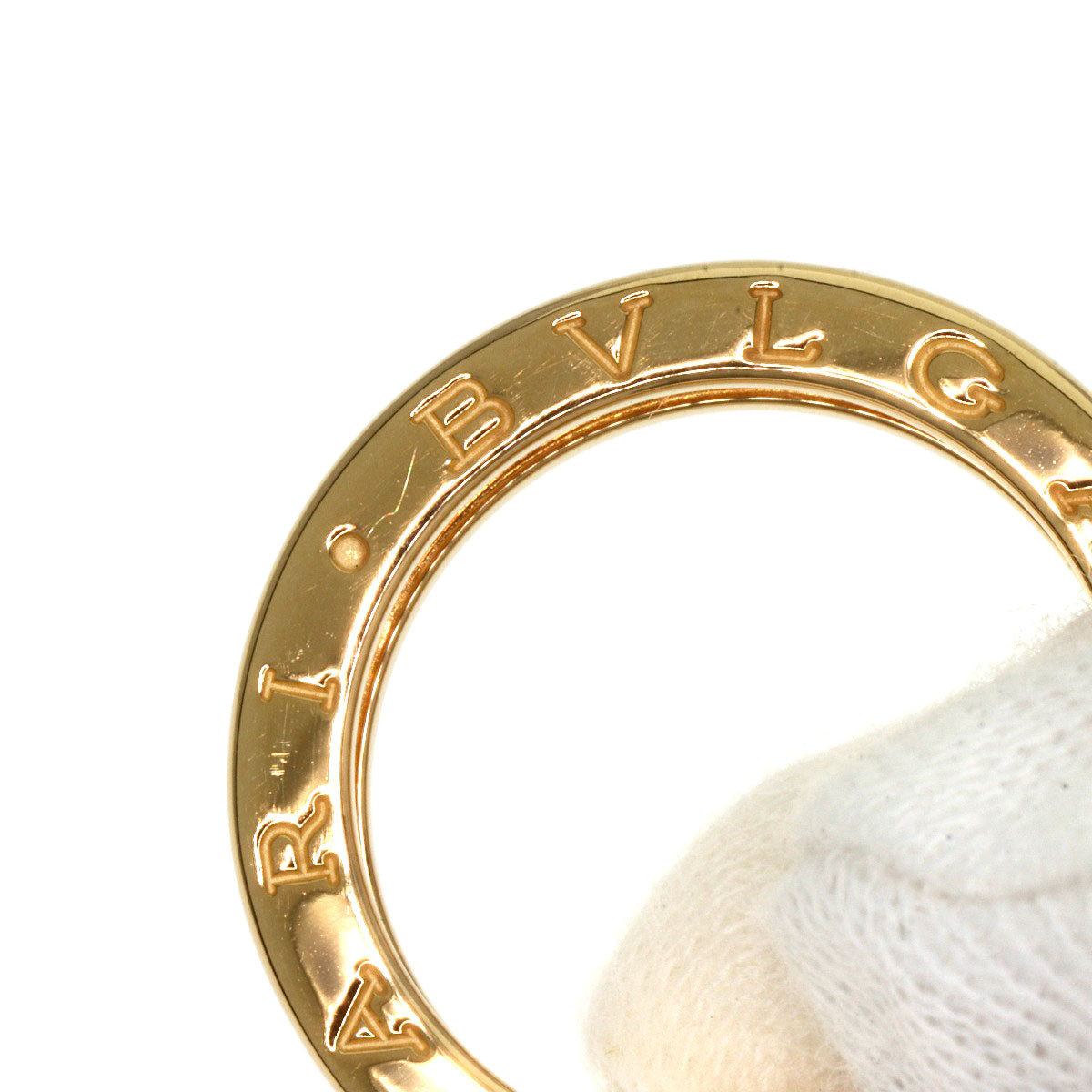 BVLGARI B.zero1 1 band #52 Ring K18 Yellow Gold Ladies [Used]