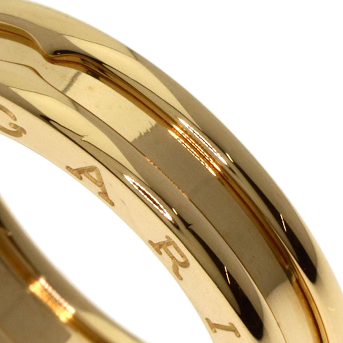 BVLGARI B.zero1 1 band #52 Ring K18 Yellow Gold Ladies [Used]