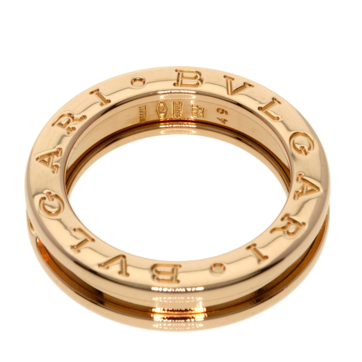 BVLGARI   B.zero1 1 band #49 Ring  K18 Pink Gold Ladies [Used]