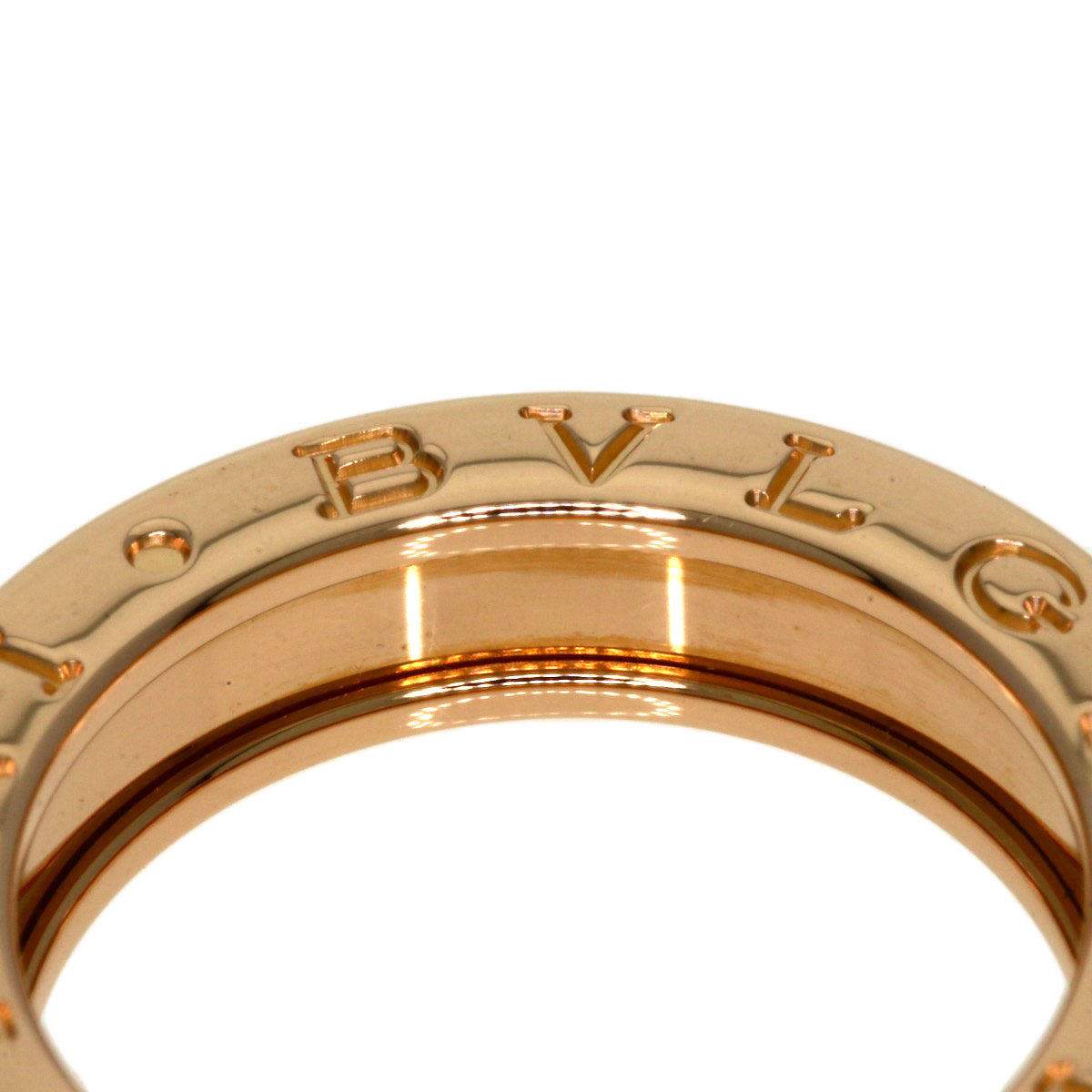 BVLGARI   B.zero1 1 band #49 Ring  K18 Pink Gold Ladies [Used]