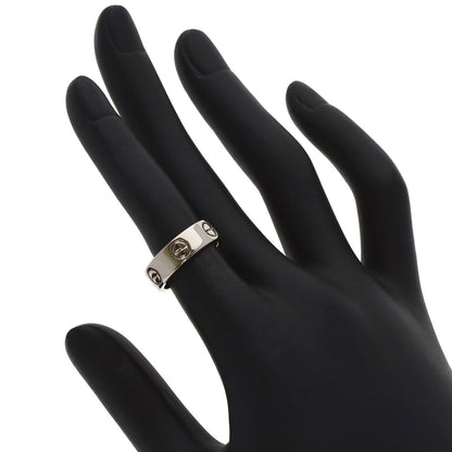 CARTIER love ring #48 Ring K18 White Gold Ladies [Used]